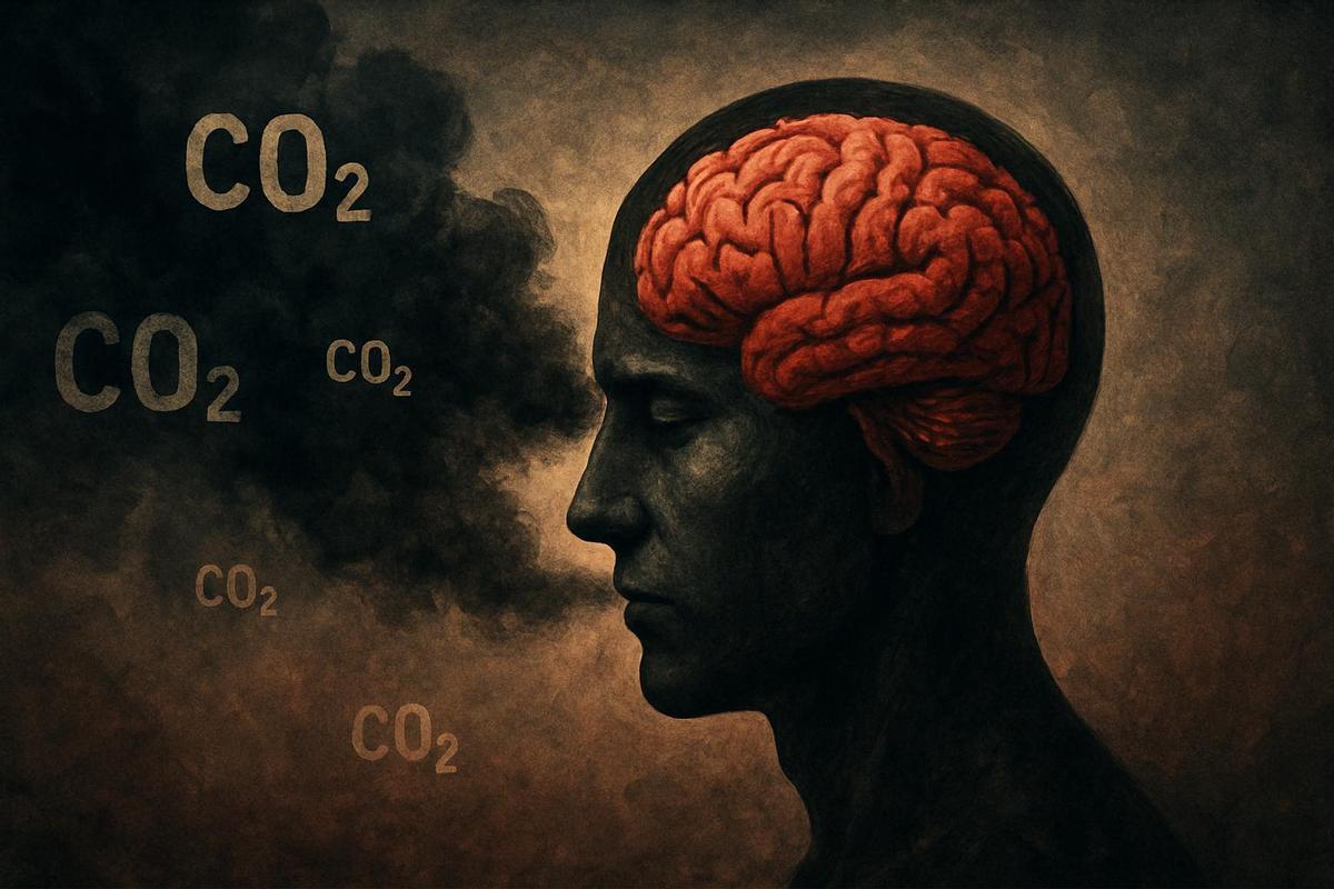 El exceso de CO₂ en la atmósfera no solo calienta el planeta: también puede enturbiar nuestro cerebro y mermar la capacidad de pensar con claridad.