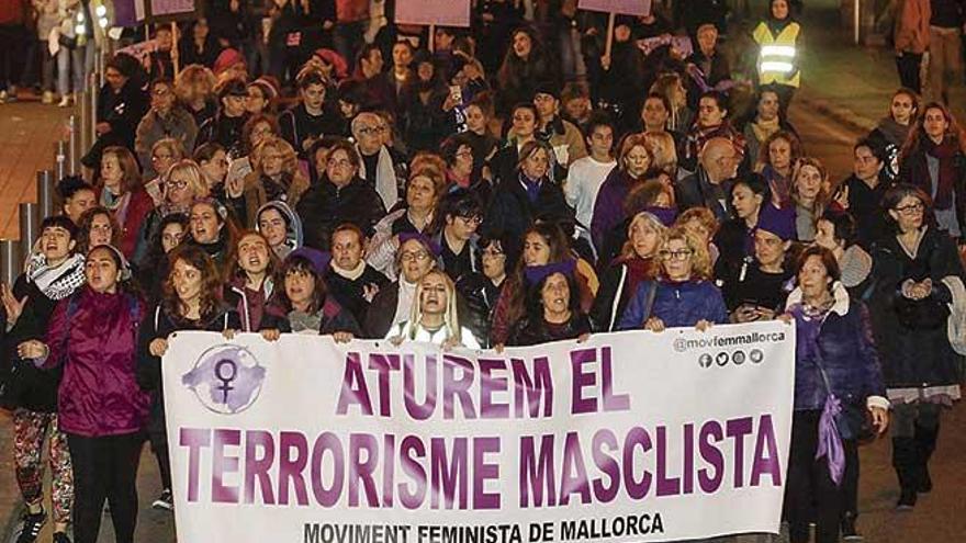 ManifestaciÃ³n en Palma contra la violencia machista el pasado mes de noviembre.