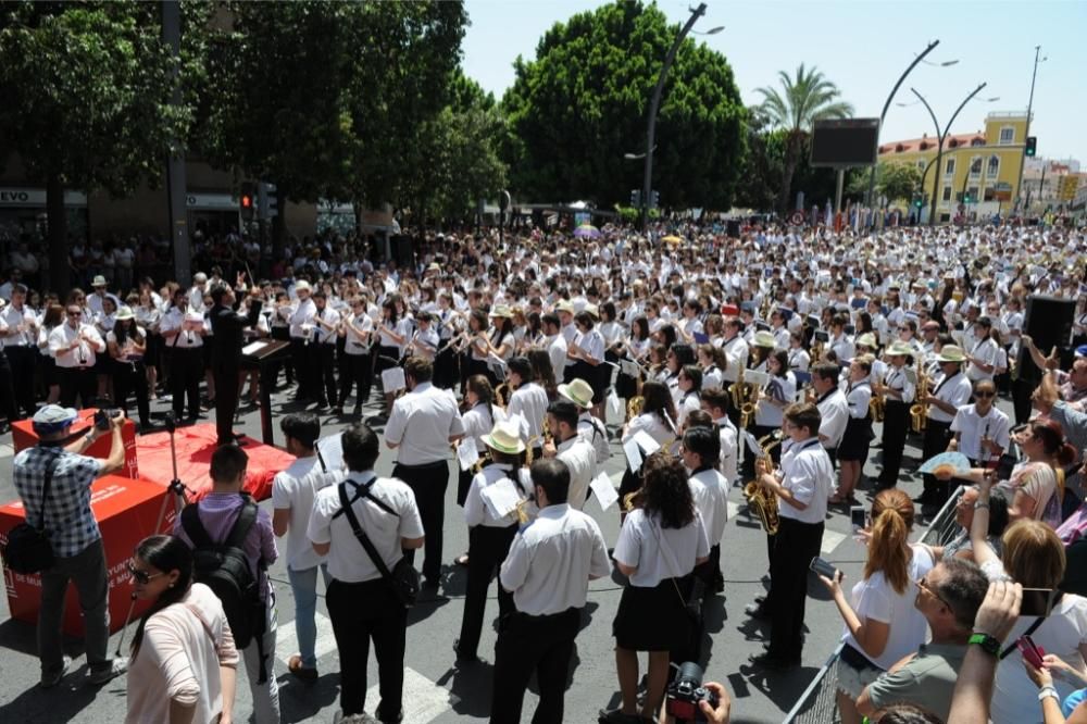 Encuentro de bandas de música en Martínez Tornel