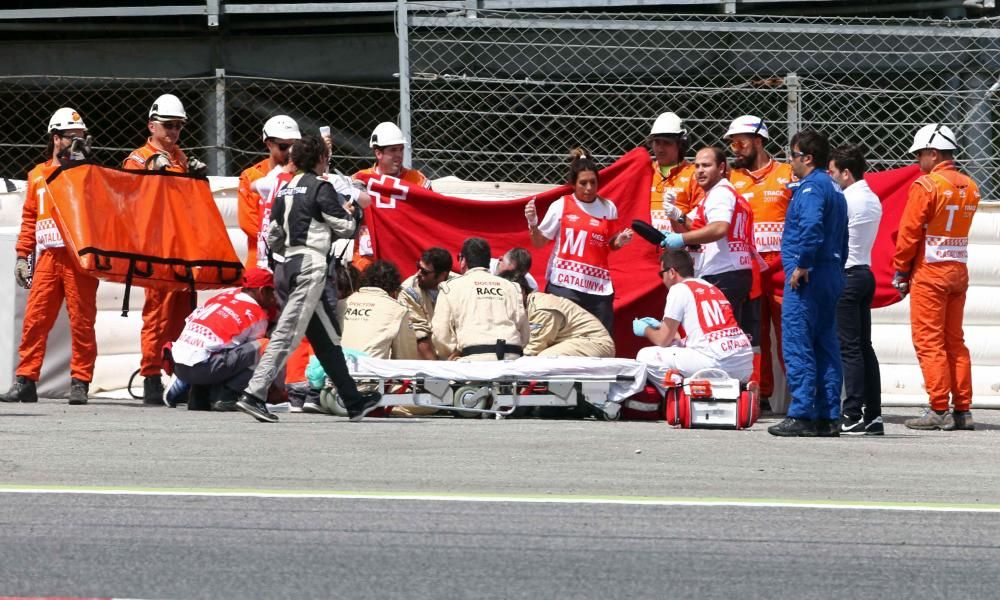 Accidente de Luis Salom en Moto2