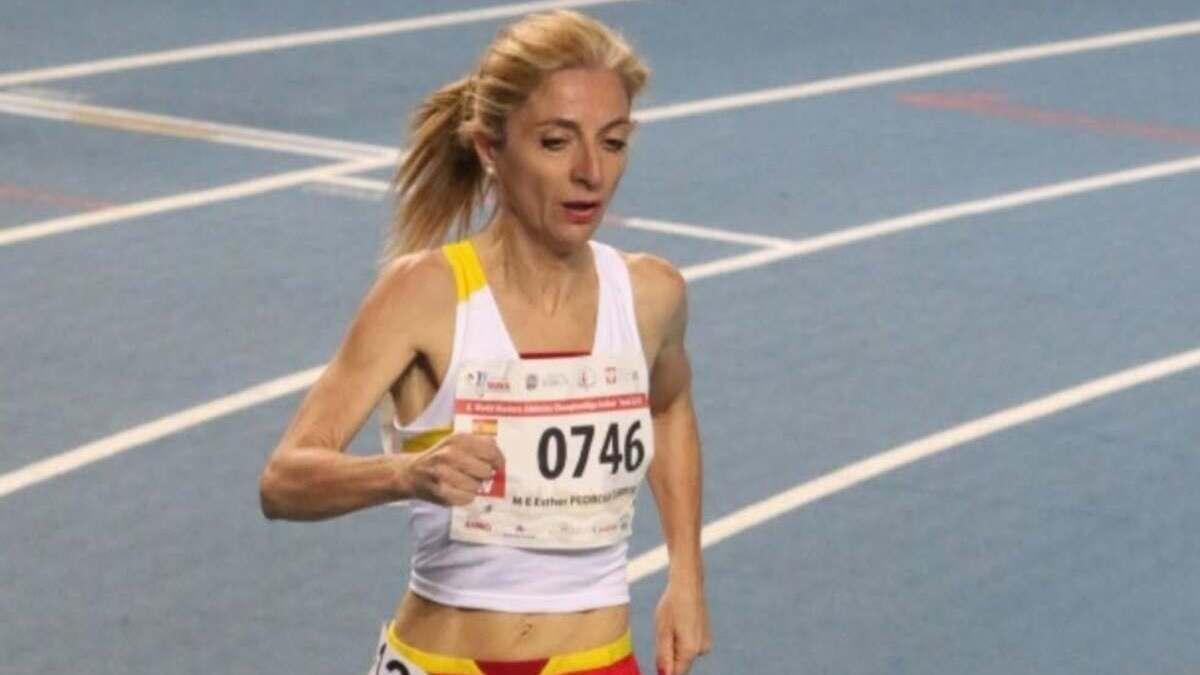 La atleta compostela Esther Pedrosa
