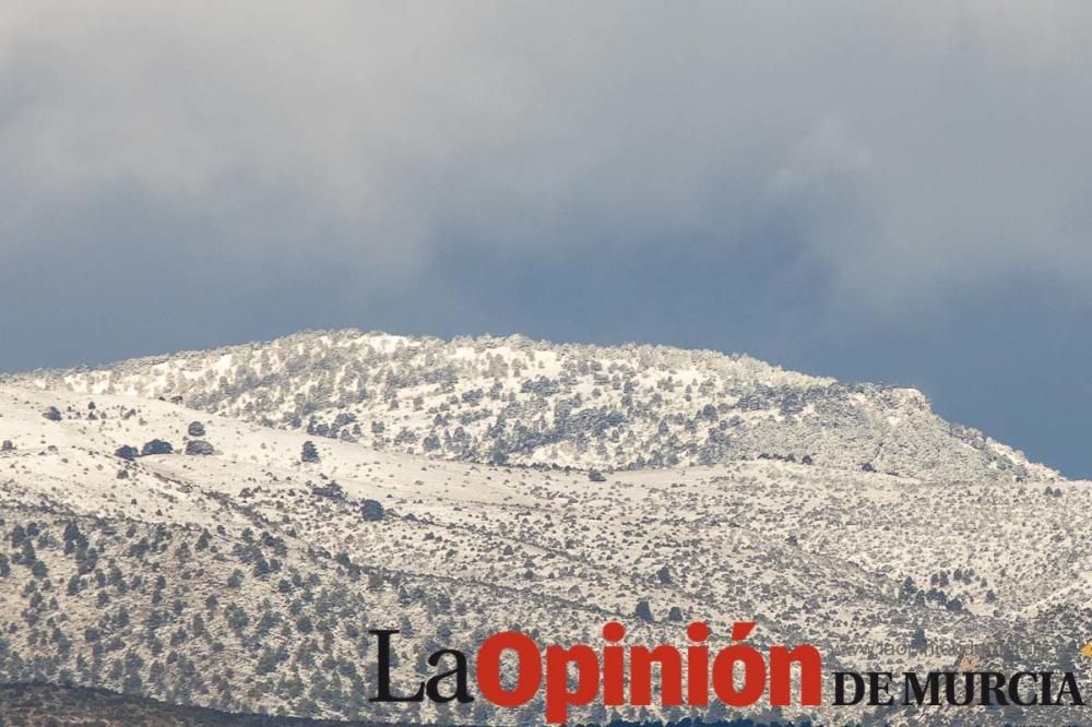 La nieve llega a las pedanías de la comarca del No