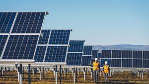 Instalación de energía solar.