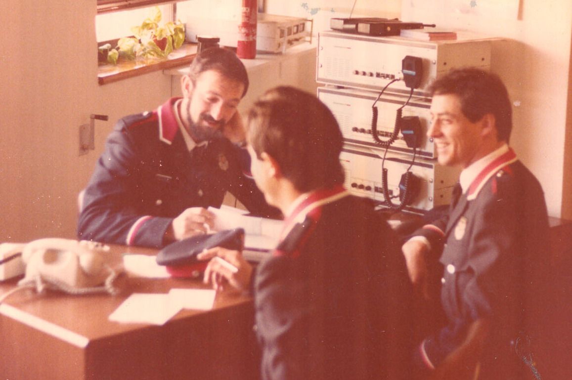 Telecomunicacions abans de tenir sala 1984 Mossos d'Esquadra
