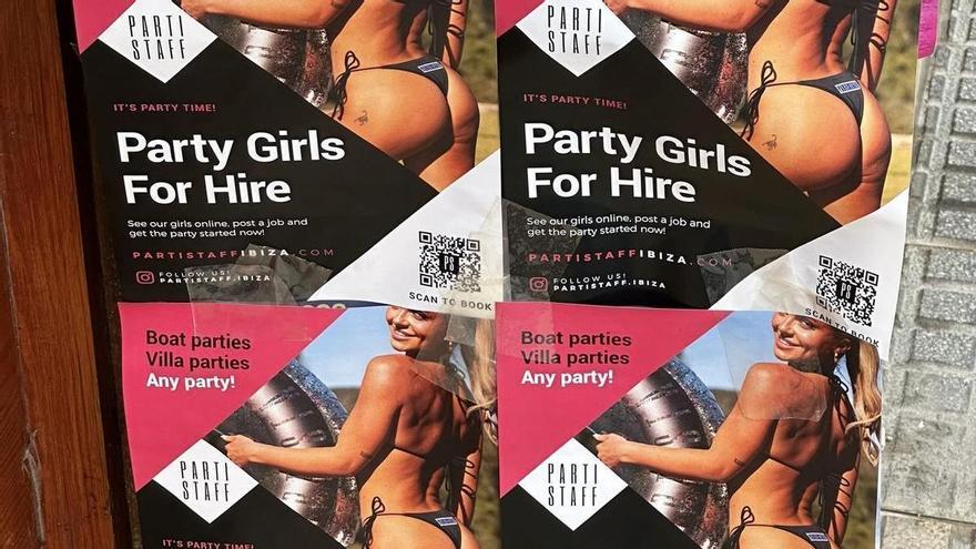 El PSOE denuncia la publicidad de una empresa que ofrece en Ibiza &quot;mujeres fiesteras de alquiler&quot;