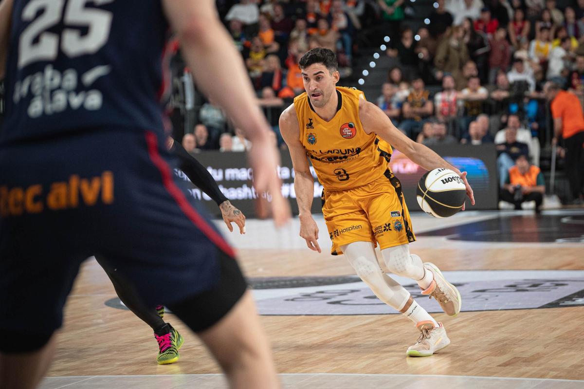 Jaime Fernández, durante el duelo de Copa del Rey frente al Baskonia.
