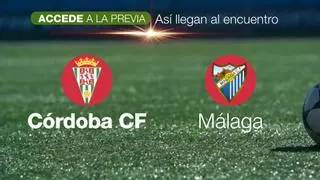 Córdoba CF-Málaga, así llegan al encuentro
