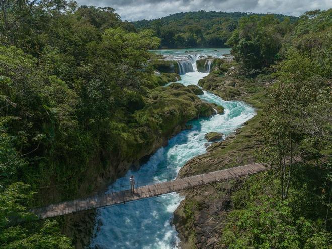 Cascadas de Las Nubes, Chiapa, México, ciudades que superan las expectativas