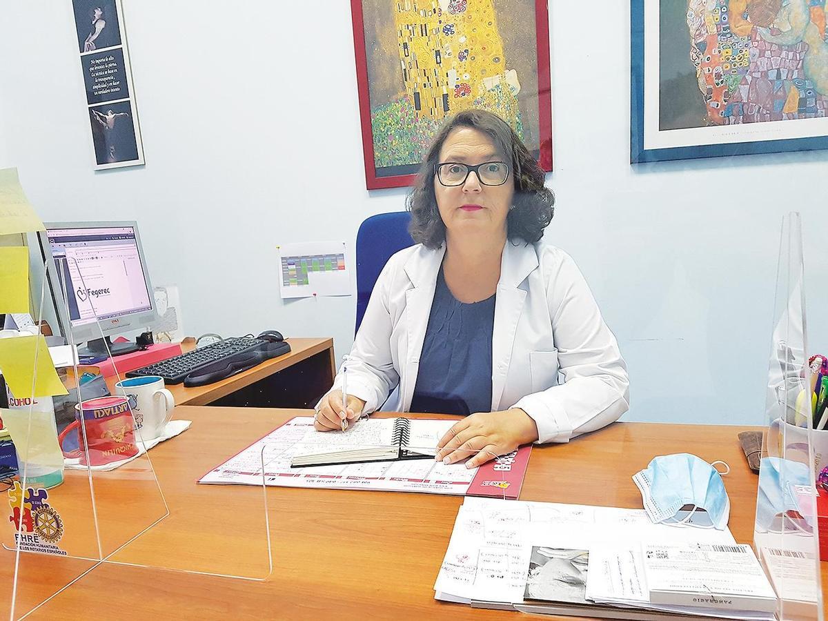 La directora de la Federación Gallega de Enfermedades Raras. Foto: ECG