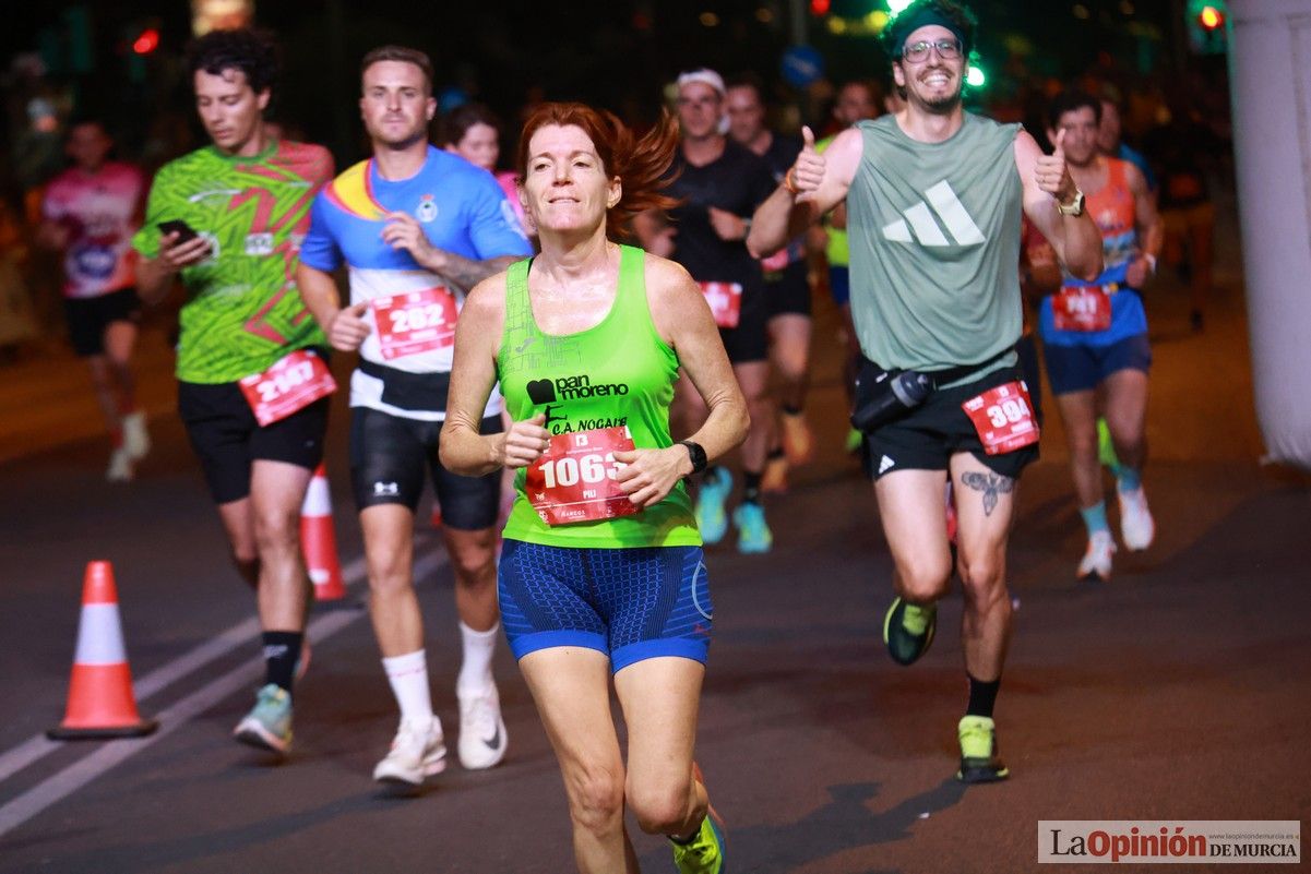 Las mejores imágenes de la carrera nocturna de Murcia