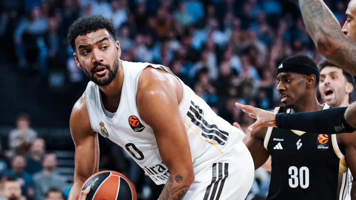 Trey Lyles, en el partido de Euroliga ante Asvel