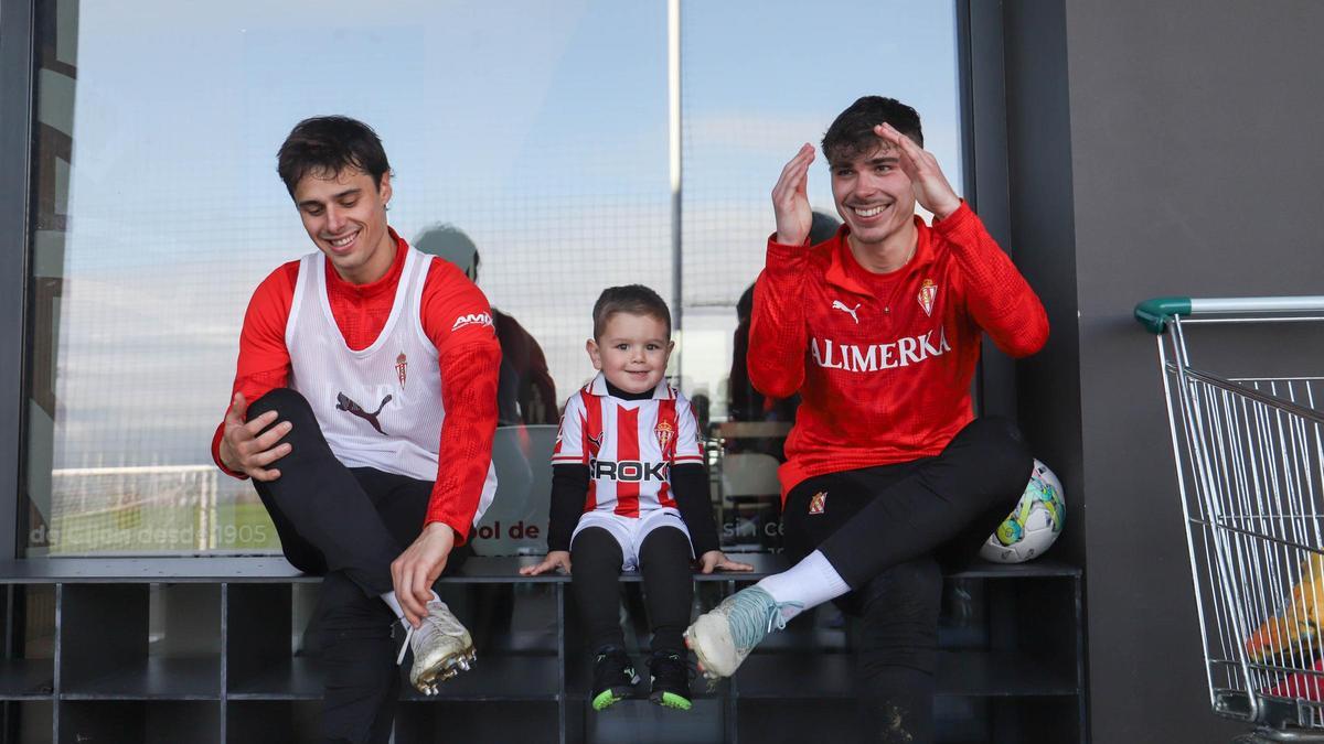 Gaspar y Pablo García, con Hugo en Medio