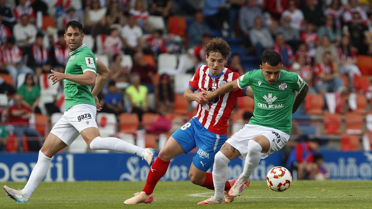 Sergio Nieto, en el Lugo - Zamora CF
