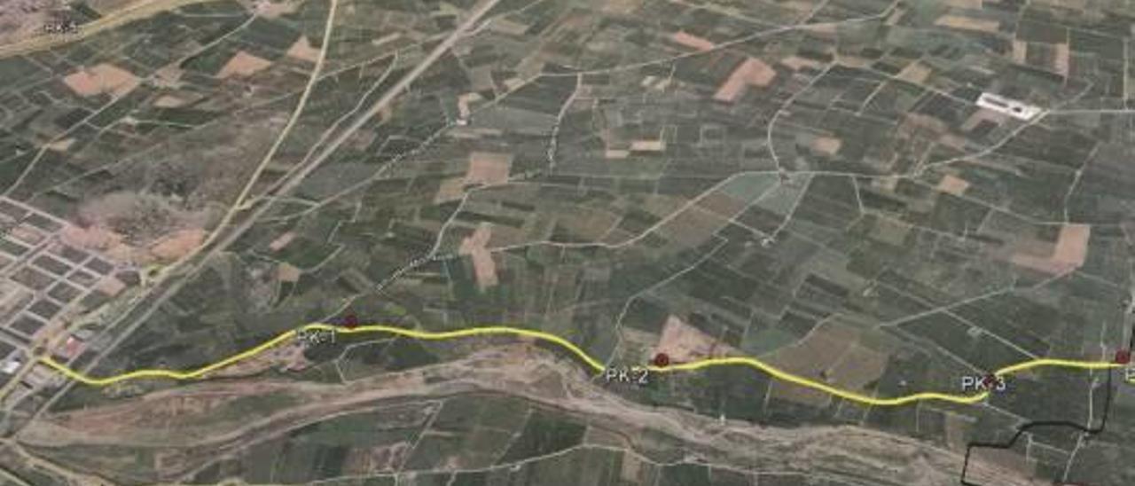 La carretera entre Sagunt y Canet ampliará su ancho cuatro metros