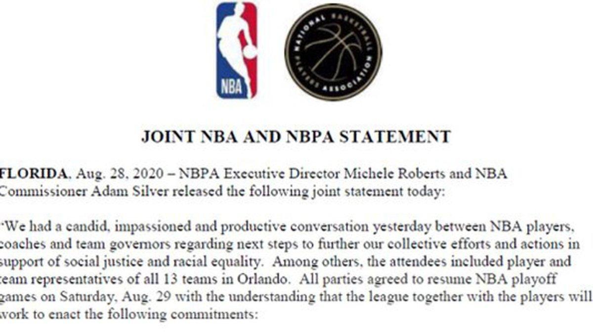 La NBA y la Asociación de Jugadores llegaron a un acuerdo