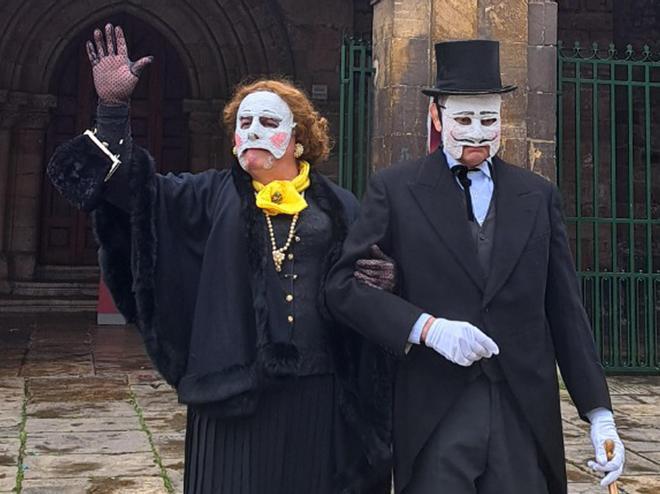 EN IMÁGENES: los personajes del Antroxu tradicional de Avilés