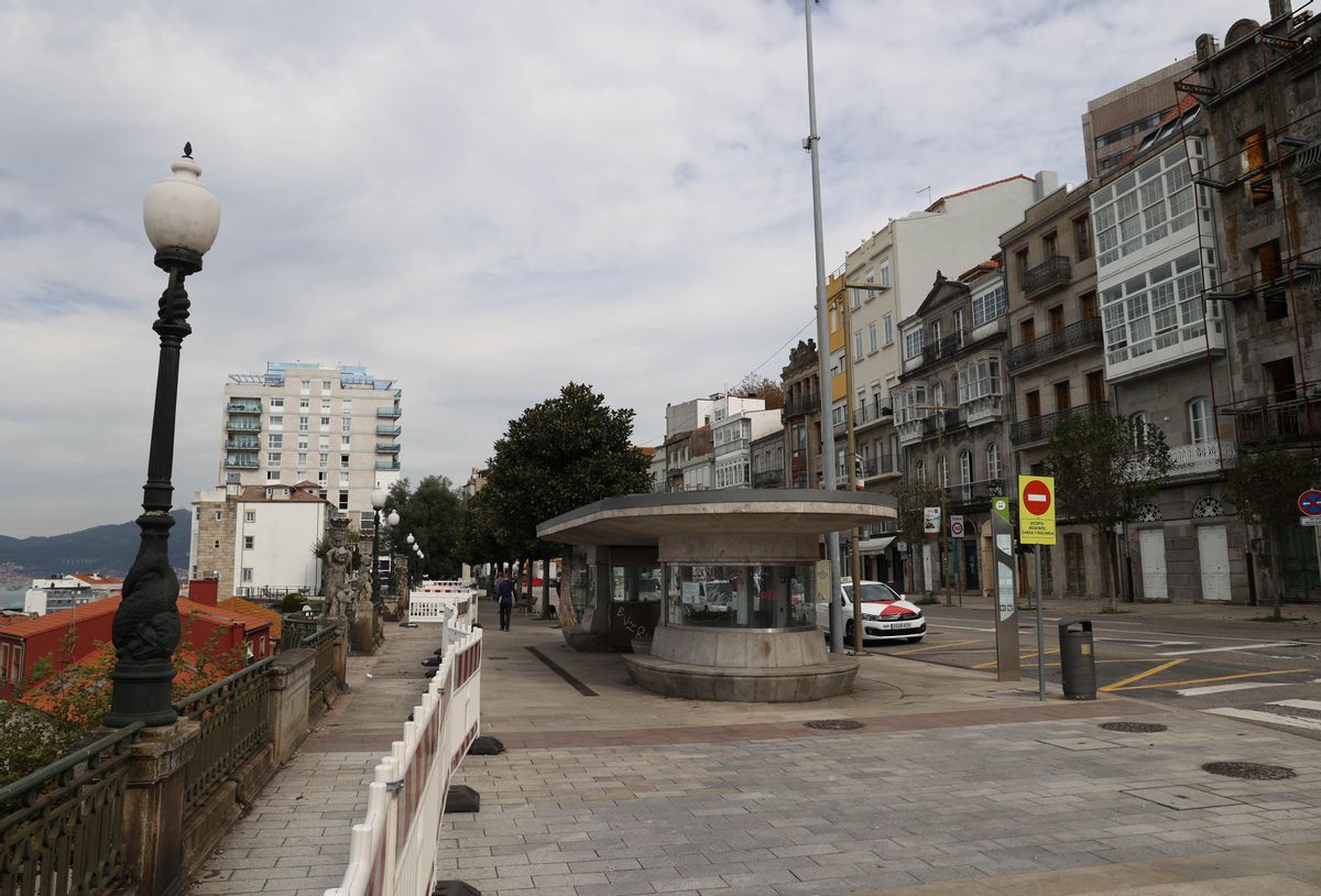 VIGO. POSTALES ANTIGUAS. PASEO ALFONSO