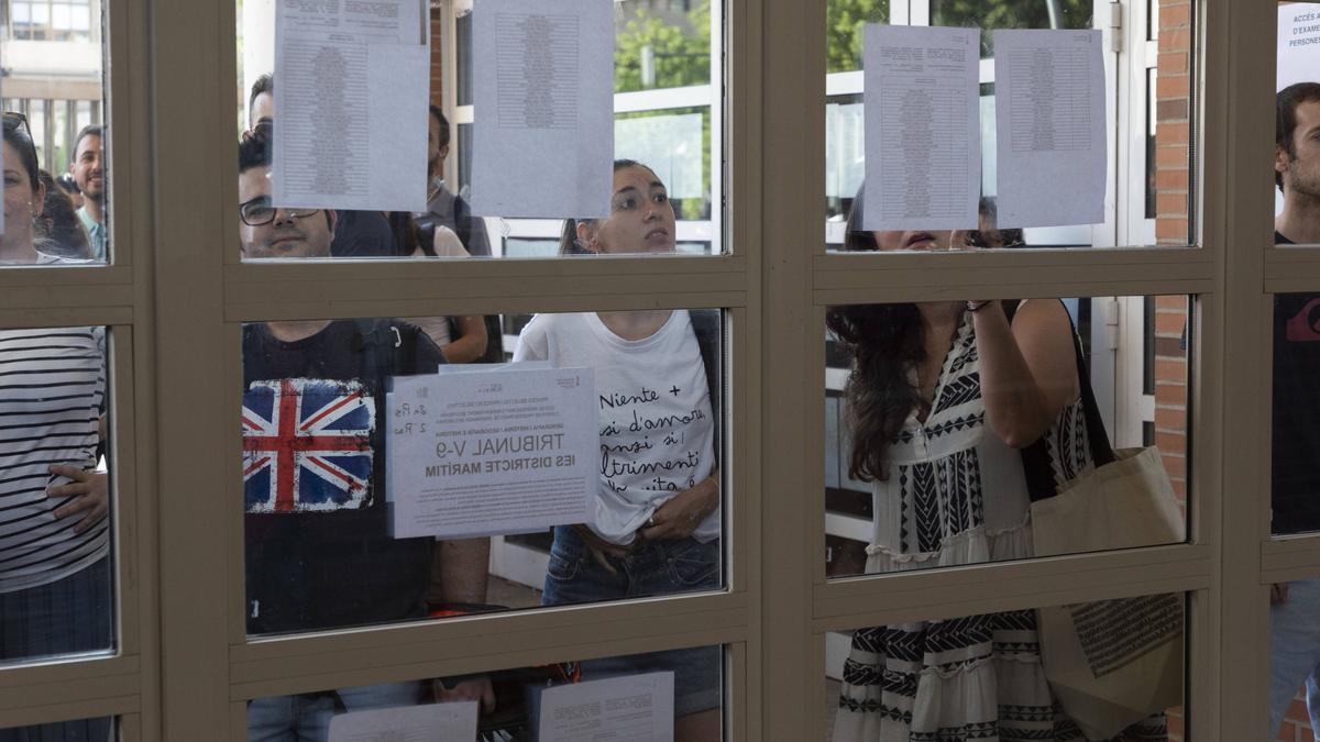 Oposiciones de Educación en el IES Districte Marítim de Valencia.