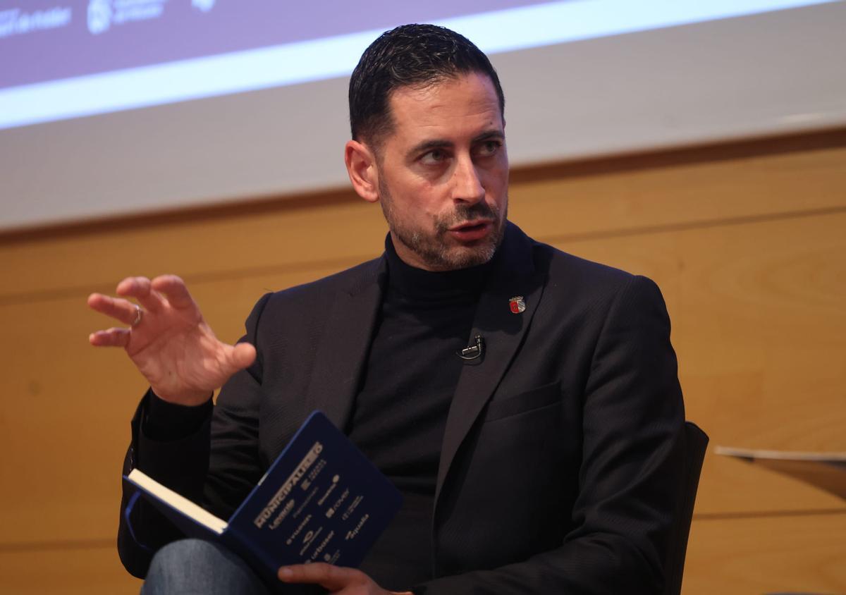 Carlos Fernández Bielsa, durante su intervención en el Foro del Municipalismo.