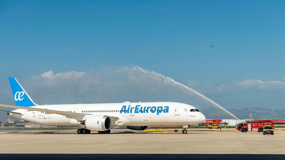 Uno de los aviones de Air Europa.
