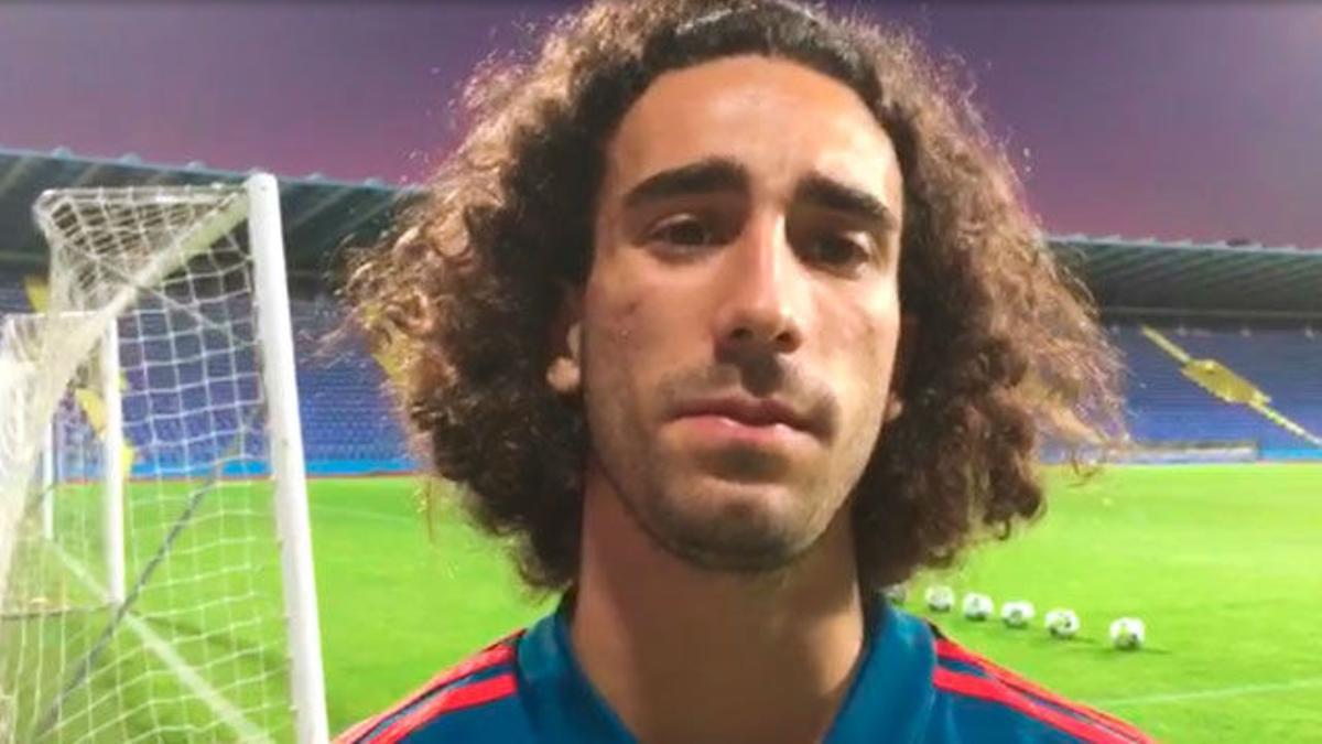 Cucurella sobre Ansu Fati: "Con su edad no es normal que esté donde está"