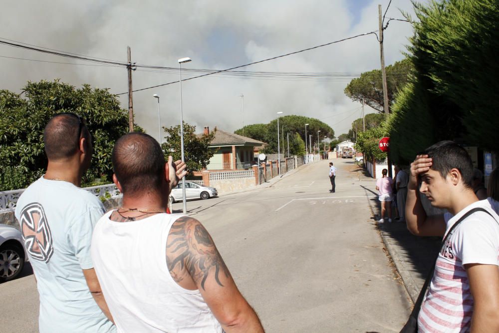 Incendi a Santa Coloma de Farners