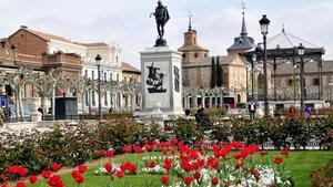 Plaza de Cervantes en Alcalá de Henares.