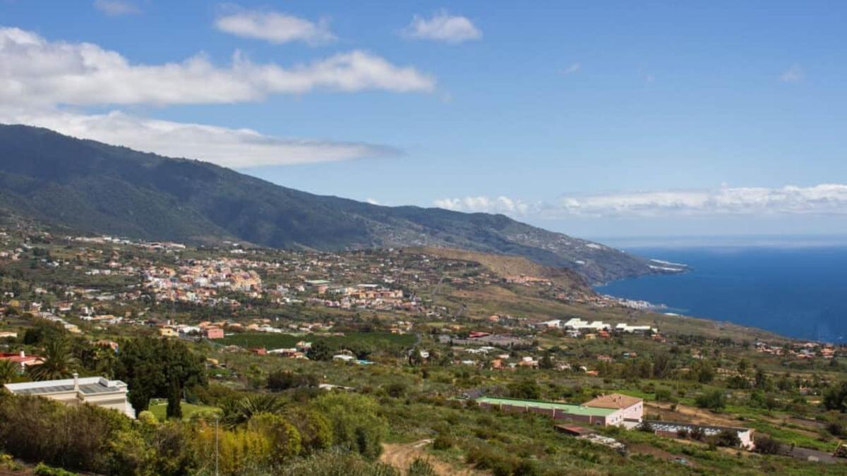 Panóramica del municipio palmero de Breña Alta