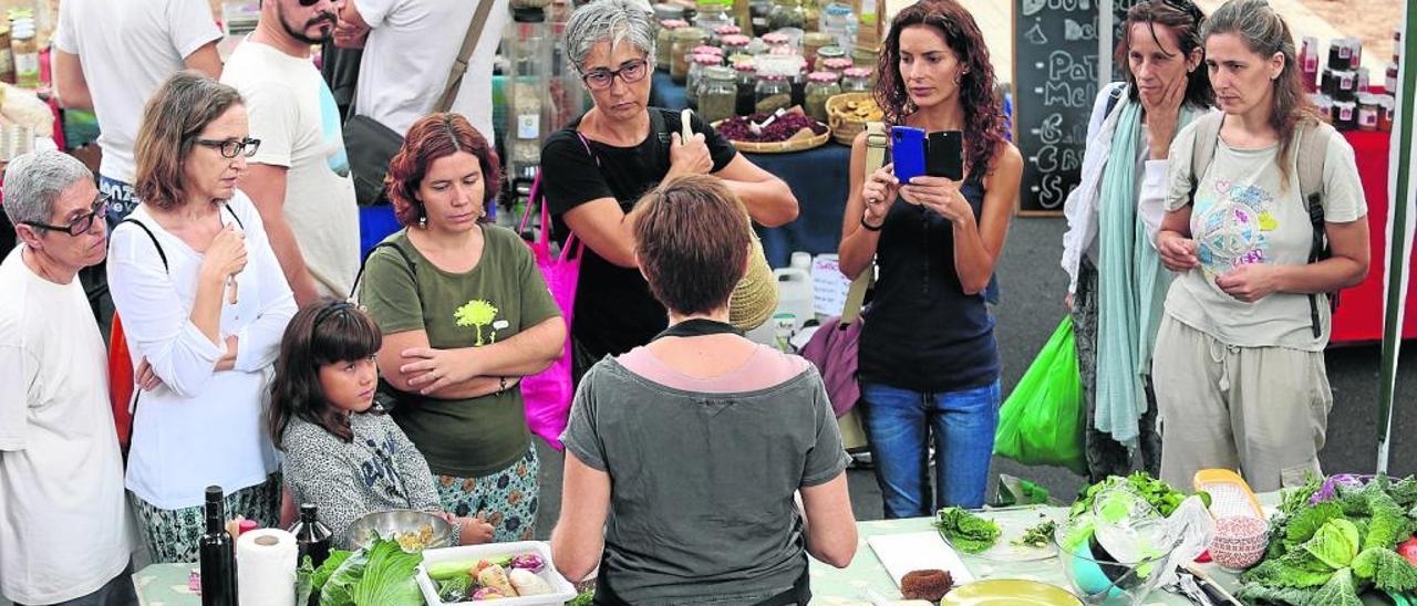 Mercado ecológico de Godella.