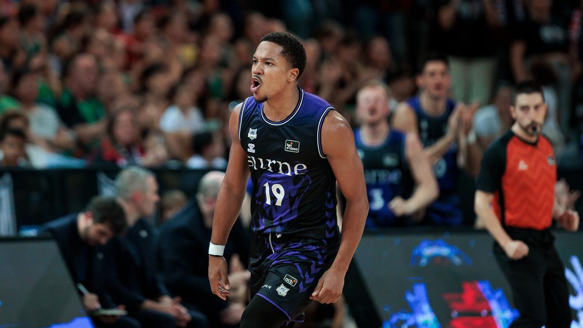 Melwin Pantzar, cedido por el Unicaja, es uno de los líderes del Bilbao Basket.