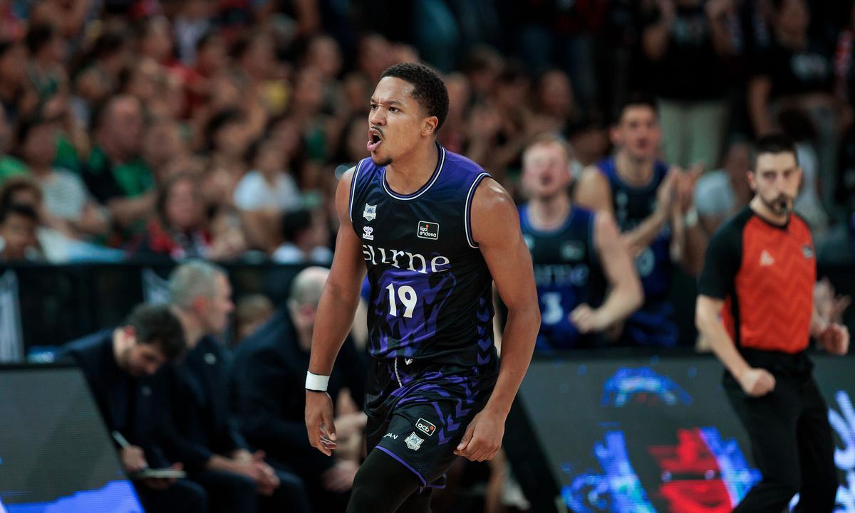 Melwin Pantzar, cedido por el Unicaja, es uno de los líderes del Bilbao Basket.