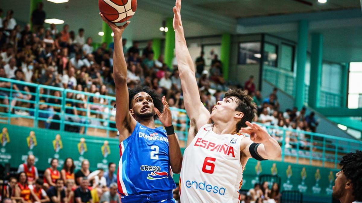 Lucas Marí, jugador valenciano y del Valencia Basket en la selección española U17