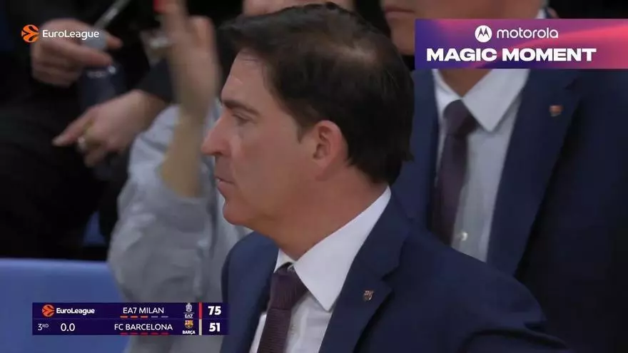 El triplazo imposible de Armoni Brooks en la dolorosa victoria del FCBarcelona