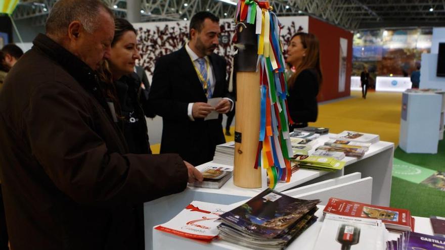 Un stand del Patronato de Turismo, en la feria Intur de Valladolid.