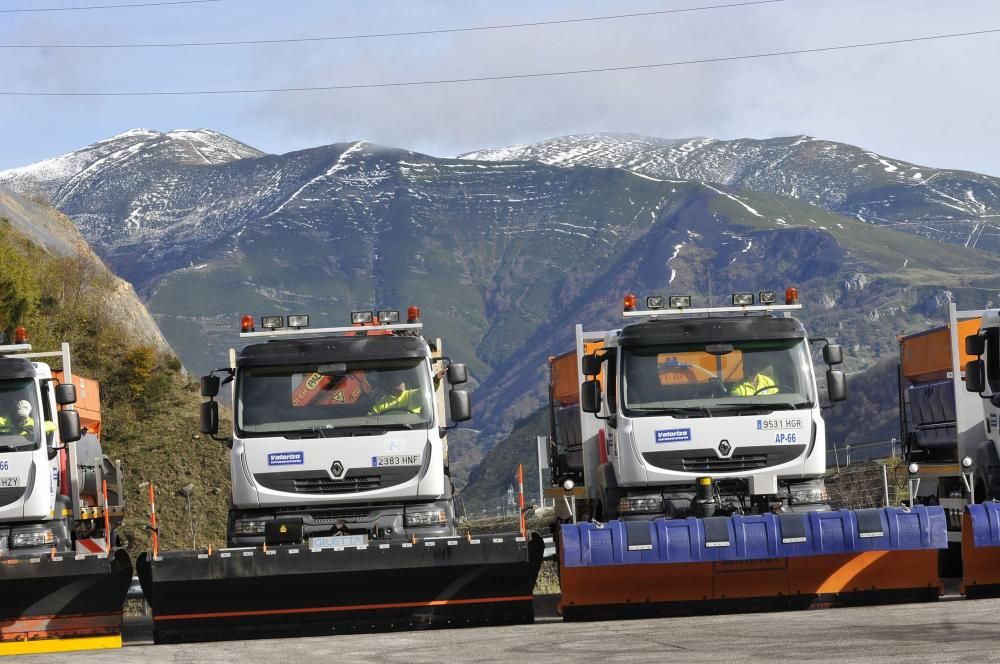 Presentación de la campaña invernal en la autopista Huerna