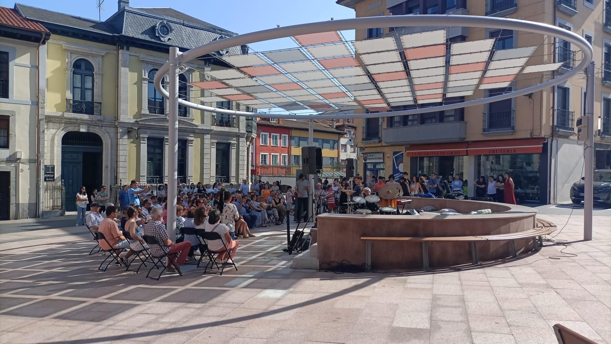 Grado arranca con música el programa "Emplazarte" de "cultura de calle"