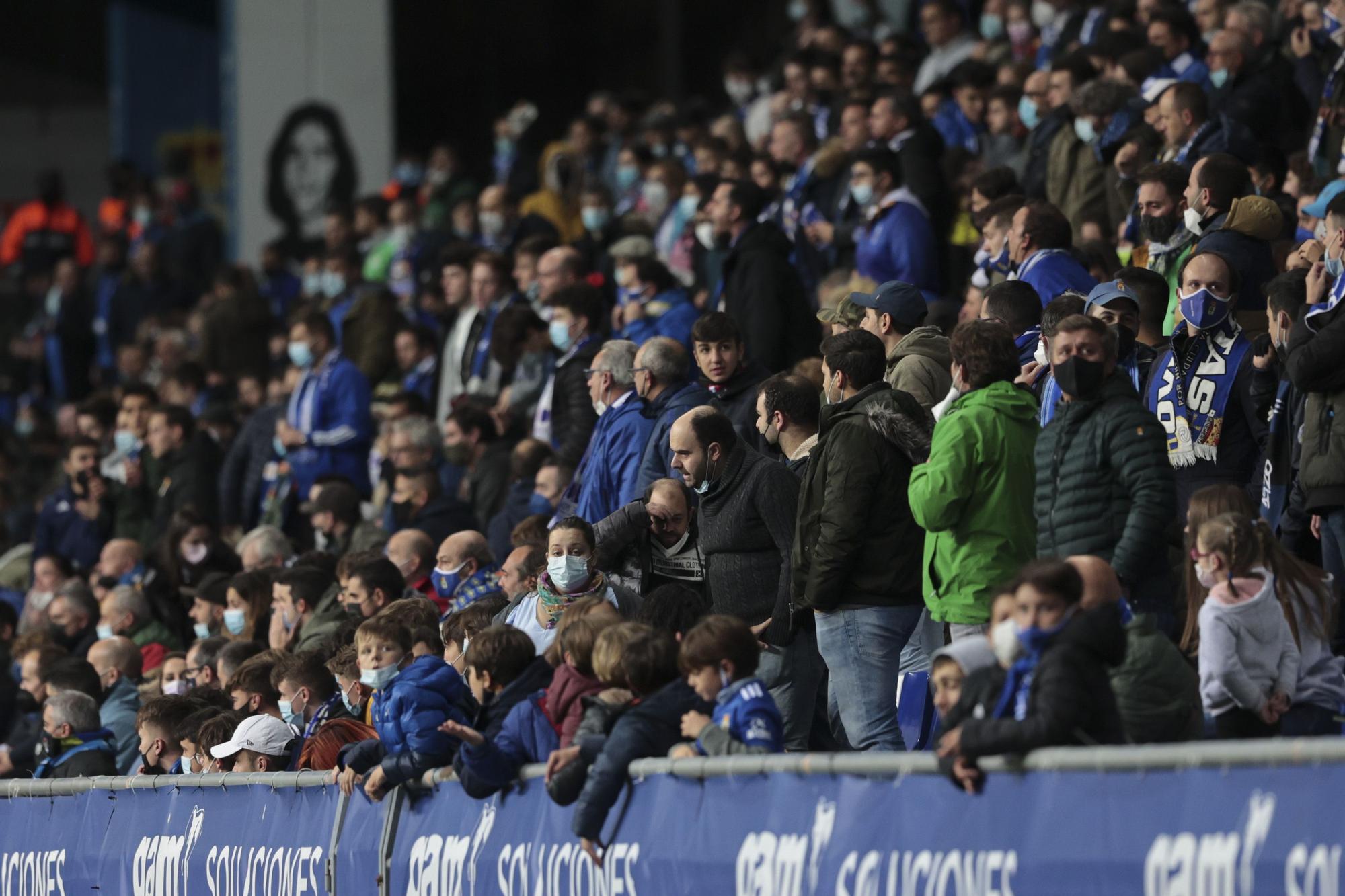 En imágenes: así fue el empate entre el Real Oviedo y Las Palmas