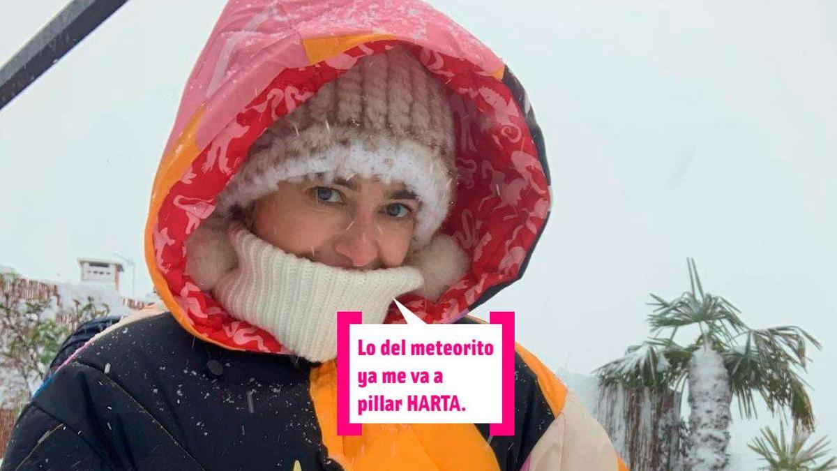 Marta Hazas vestida para la nieve