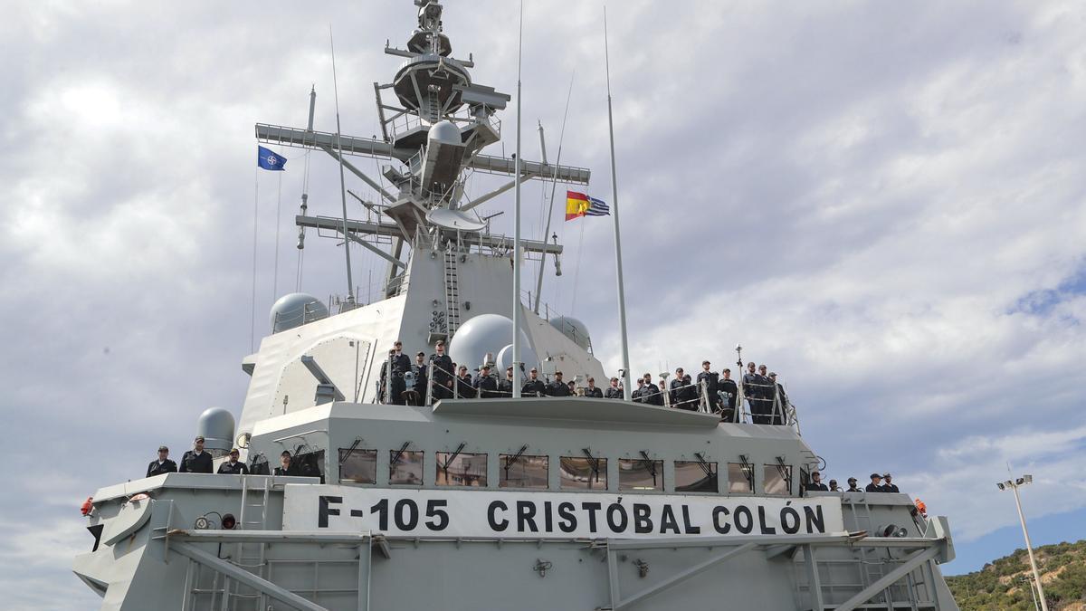 VÍDEO | Així és la fragata "Cristóbal Colón" que Espanya a enviat a Xipre