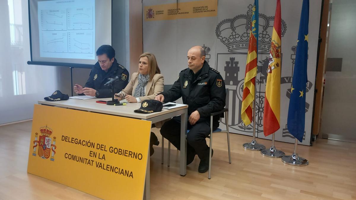 Rueda de prensa de la delegada del Gobierno.