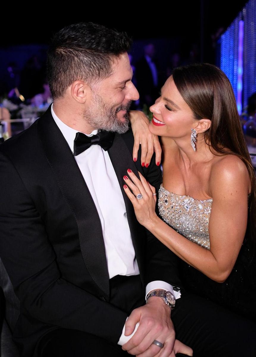 Sofía Vergara y Joe Manganiello en la fiesta de los SAG