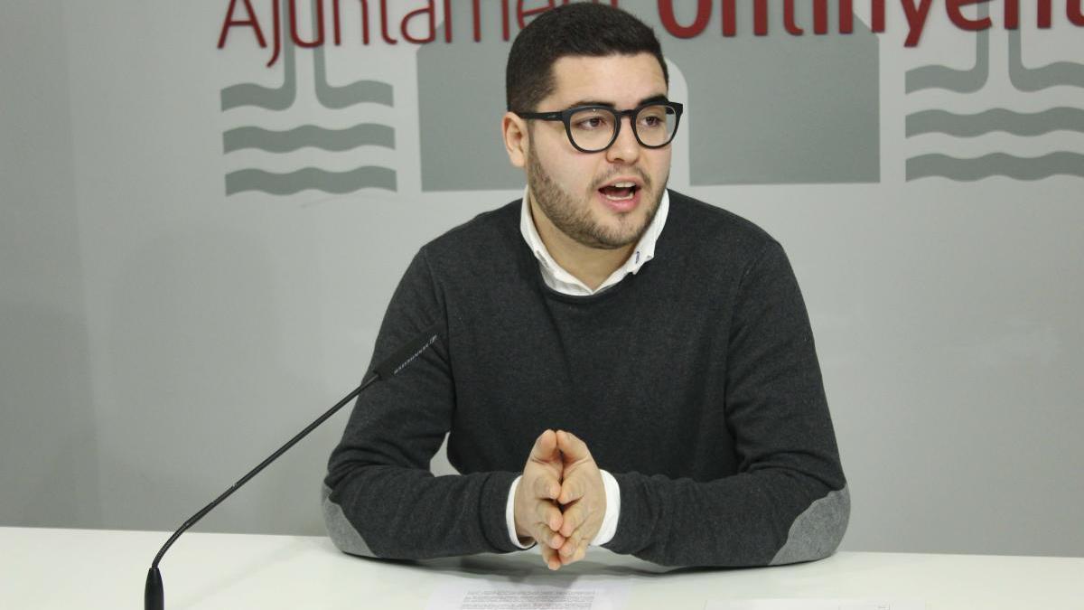 Nico Calabuig, portavoz de Compromís per Ontinyent, en una imagen de archivo