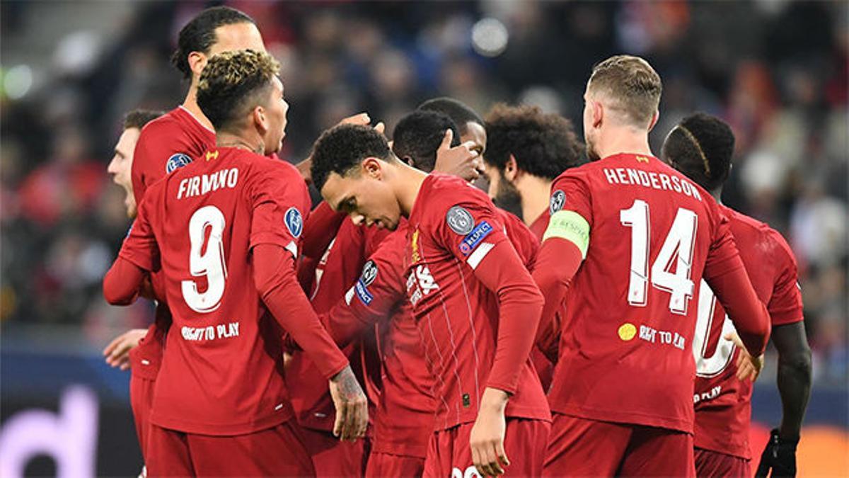 Así fue la disputada victoria del Liverpool en Salzburgo