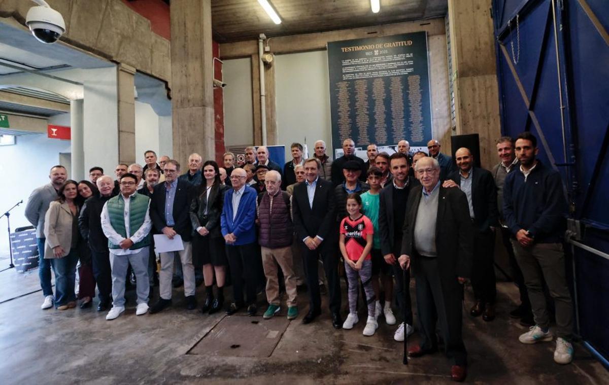 Reconocimiento a los impulsores de la construcción del Stadium. | M. P.