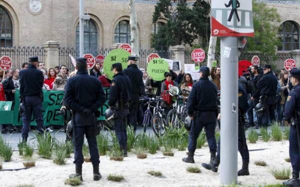 Protesta de Stop Desahucios