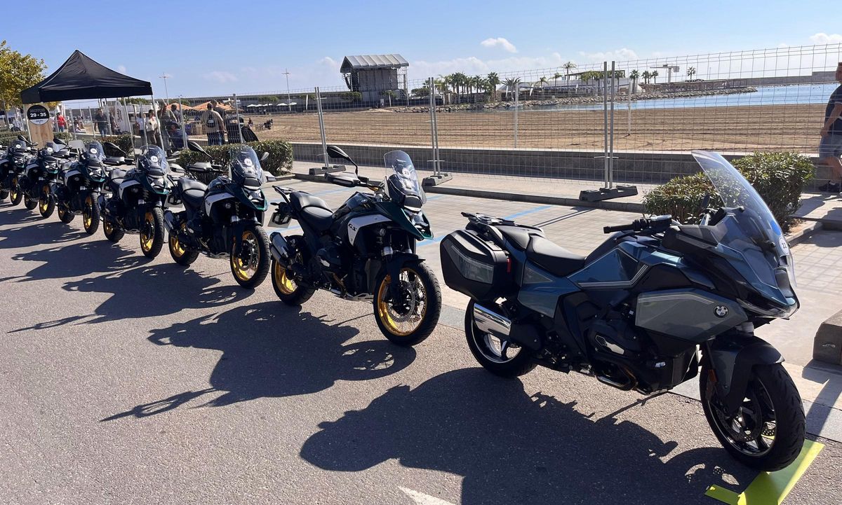 The testing area allowed those registered to drive models such as the new R 1300 GS, the sporty M 1000 XR