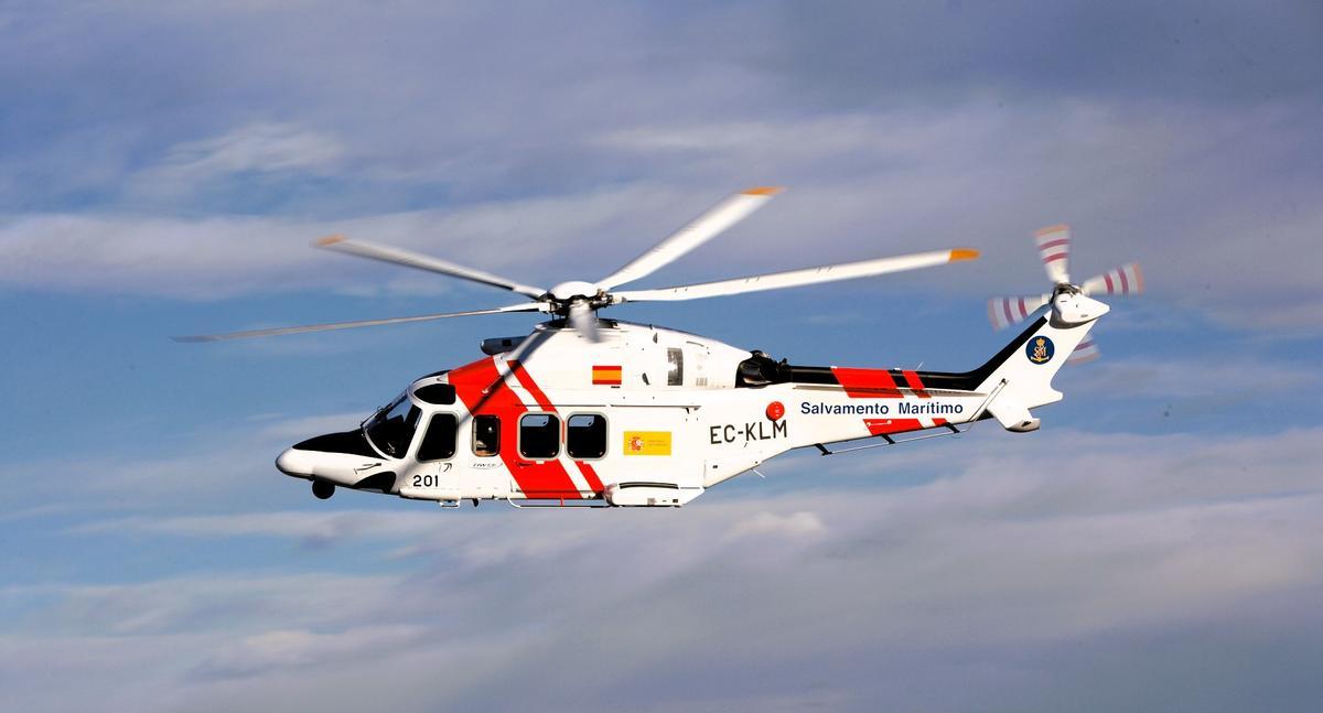 Helicóptero de rescate de Salvamento Marítimo