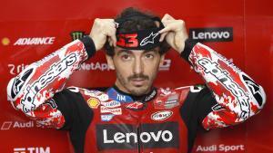 Buriram (Thailand), 27/02/2026.- Italian MotoGP rider Francesco Bagnaia of Ducati Lenovo Team in the paddock during the Free Practice 1 session of the Motorcycling Grand Prix of Thailand at Chang International Circuit, Buriram province, Thailand, 27 February 2026. (Motociclismo, Tailandia) EFE/EPA/RUNGROJ YONGRIT