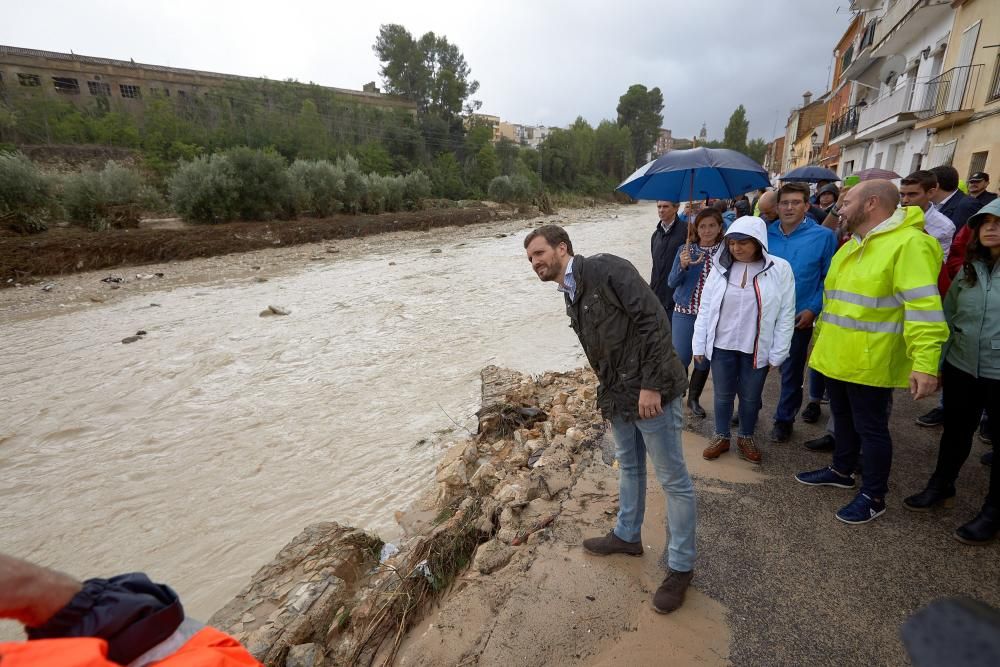 Visita de Pablo Casado a las zonas afectadas por ...