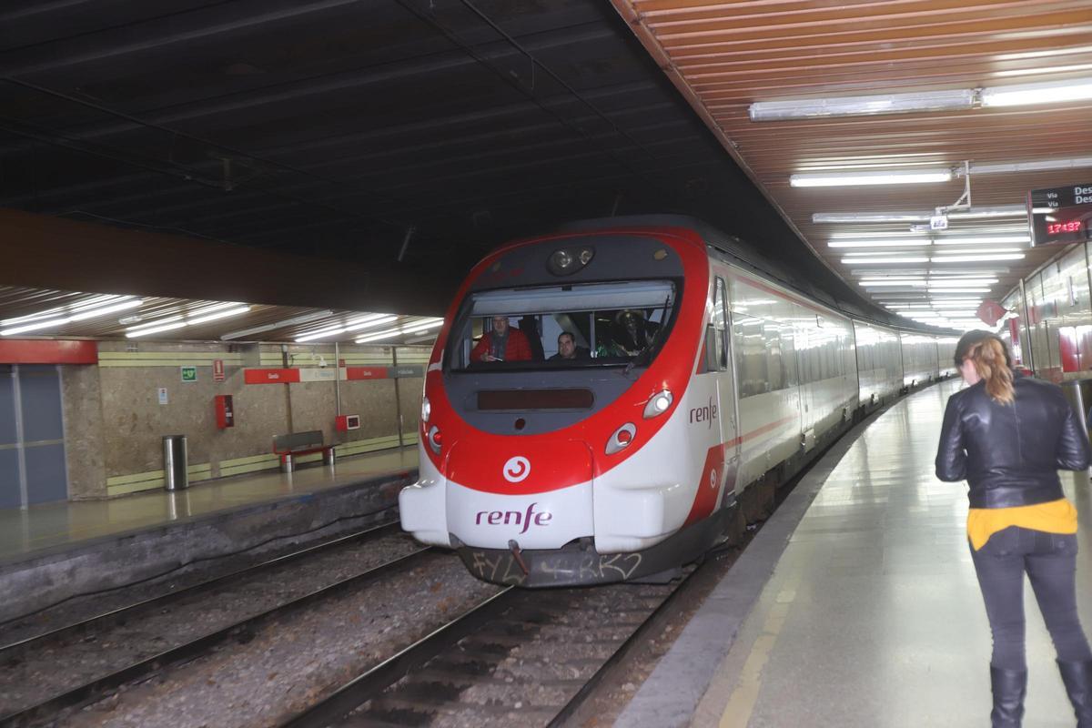 Las obras de mejora de la vía férrea en el tramo entre Sueca y Cullera que ya han concluido.